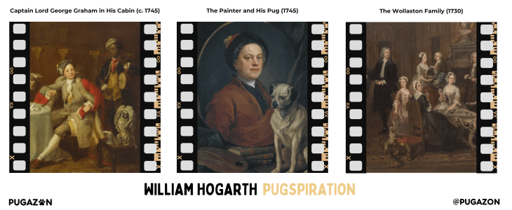 William Hogarth famous Paintings of Pugs