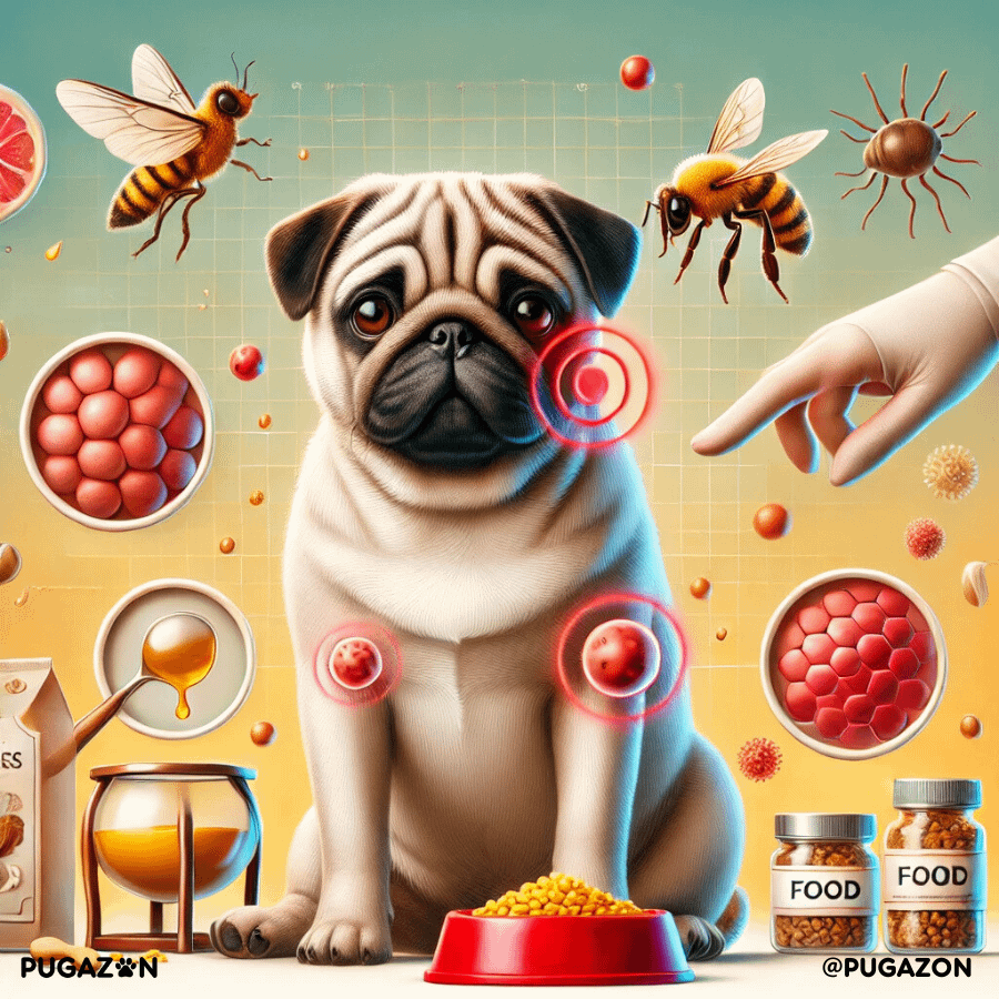 how to diagnose and pinpoint allergies in pugs