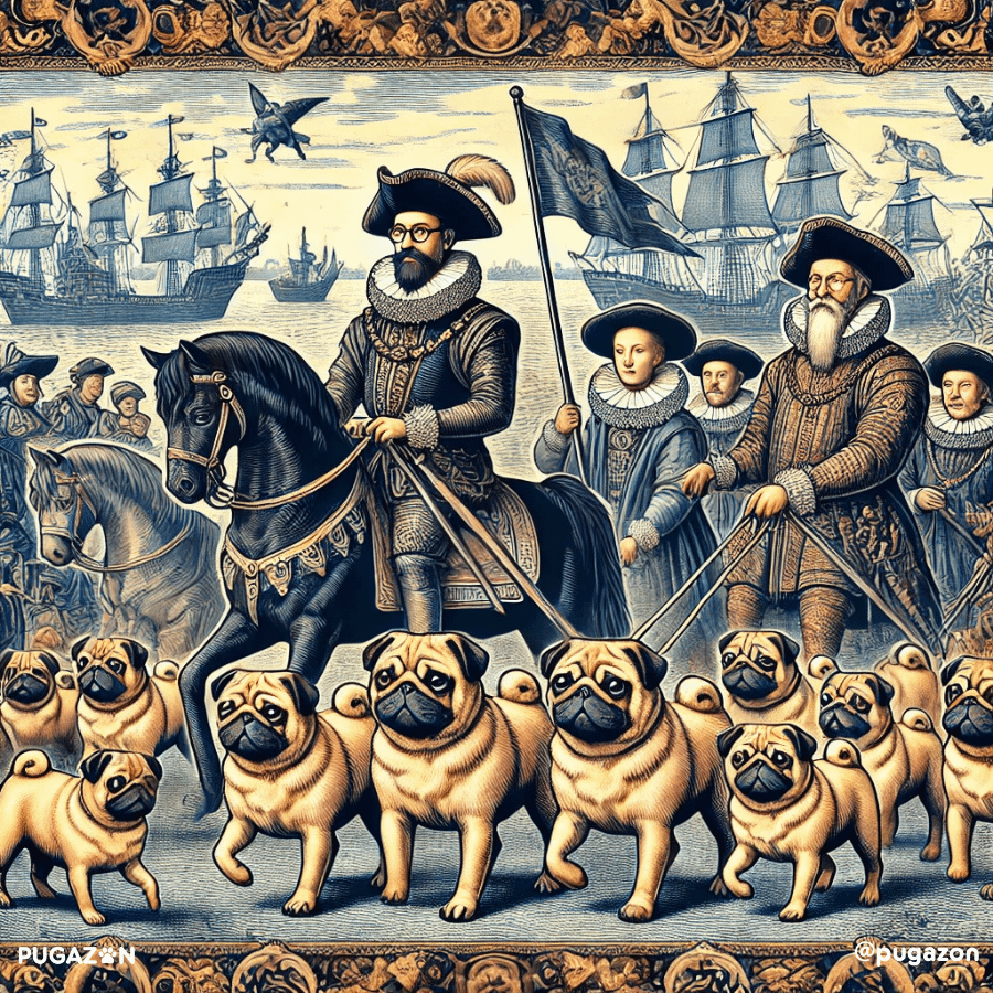 The Journey of Pugs to the West and Their Evolution in Europe