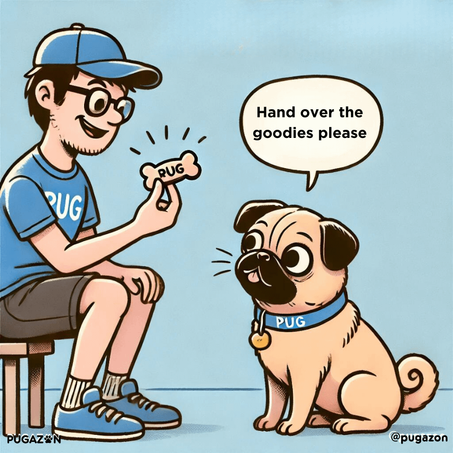 pug training commands to sit